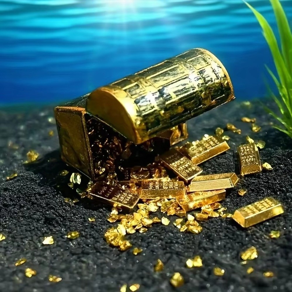 1 set leuke mini piratenschatk - Aquarium Plants Live recensie en prijs