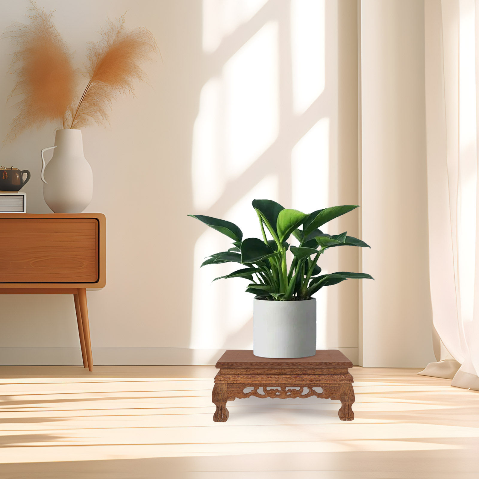 Houten plantenstandaard in de  - Planted Tank recensie en prijs