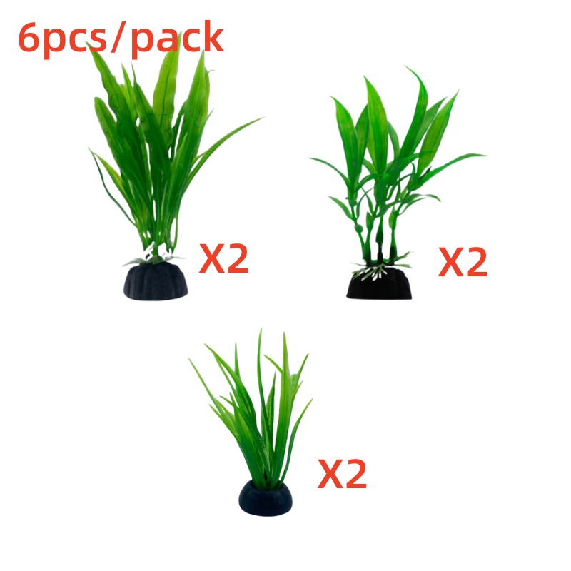 6 stuks aquariumplanten, groen - Aquarium Plants Live recensie en prijs